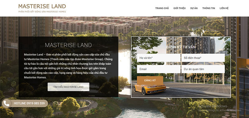 website-masterise-land
