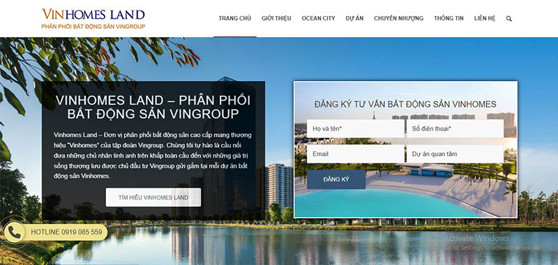 website-vinhomes-land